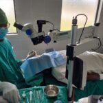 Cataract surgery at St. Camillus in Karungu